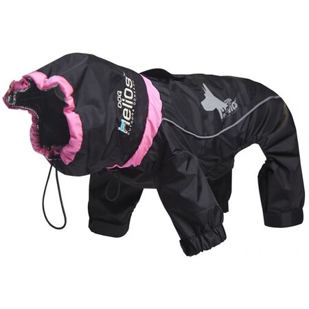 Command Command JKHL8BKSM Weather - King Ultimate Windproof Full Bodied Pet Jacket; Small & Black JKHL8BKSM